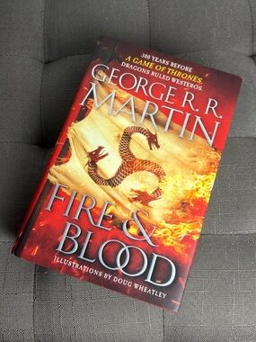 Fire & Blood Hardcover George R R Martin Game of Thrones Targaryen Book